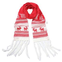 Men's and Women's Knitted Warm Christmas Scarf Christmas Gift RRB15852