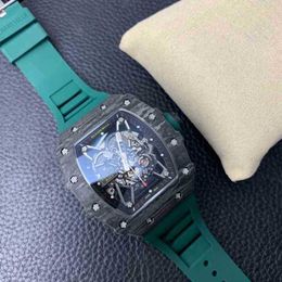 Luxury Mens Mechanical Watch Richa Milles Rm35-02 Swiss Movement Rubber Watchband Watches Men Brand Wristwatch Csc7 OSFW
