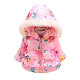 Jackets Kids Girls Autumn Winter For Coat Baby Warm Hooded Outerwear Clothing Children Down Parkas 220928