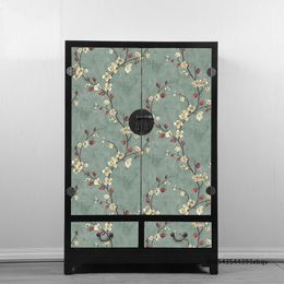 Wallpapers Vintage Stickers Cabinet Refurbishment Self Adhesive paper Furniture Home Decor 3d paper Bedroom Murals 220927