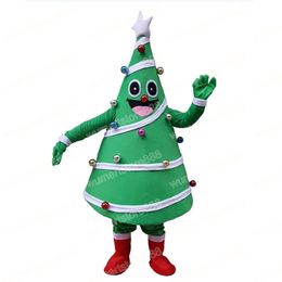 Halloween christmas tree Mascot Costume Cartoon Theme Character Carnival Festival Fancy dress Adults Size Xmas Outdoor Party Outfit