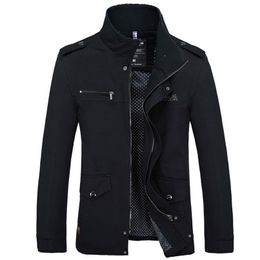 Men's Wool Blends Brand Men Jacket Coats Fashion Trench Coat Autumn Casual Silm Fit Overcoat Black Bomber Jacket Male long jacket Men M-5XL 220928