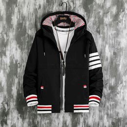 Men's Jackets Jackets 2021 New Autumn Hoodie Jacket Men Clothing Men Coats Korea Fashion Streetwear Harajuku Y2k Long Sleeve Plus Size Clothes T220928