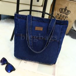 HBP Shoulder Bags Simple Casual Denim Tote Bag Shopping Wallet Card Holder