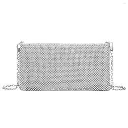 Evening Bags Diamonds Clutch Bag For Women 2022 Fashion Party Clutches Purse Female Chain With Rhinestone Wallet Prom Sac A Main