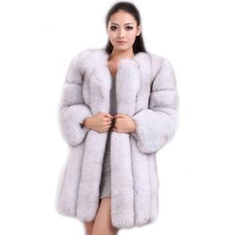 Women's Fur Faux HJQJLJLS Winter Fashion Women Long Coat Female Fuzzy Thick Warm Fluffy Artificial Jacket 220927