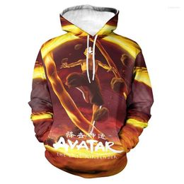 Men's Hoodies Men's & Sweatshirts Fashion Spring Avatar The Last Airbender Cartoon 3D Print Pullover Men Women Streetwear Cool Boy Girl