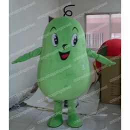 halloween green wax gourd Mascot Costume Cartoon Character Outfits Suit Adults Size Christmas Carnival Party Outdoor Outfit Advertising Suits