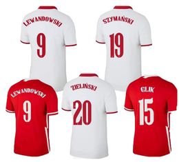 Poland soccer jerseys customized 24-25 22-23 home thai quality yakuda 7 MILIK 9 LEWANDOWSKI 10 KRYCHOWIAK 11 GROSICKI 19 ZIELINSKI Design Your Own Football wear