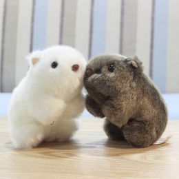 Cute Simulation Animal Guinea Pig Plush Toy Mini Doll Mouse Animals Grab Machine Toys Kids Gift Decoration LA502