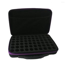 Storage Bags 60-Bottle Essential Oils Case Lightweight Durable Portable Oil Pack Carrying Holder Organizer Travel Box