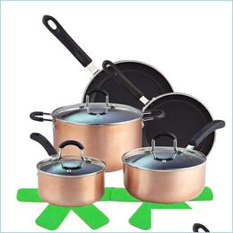 Mats Pads 3Pcs/Lot Non-Stick Protection For Pad Pan 24Cm Divider To Prevent Scratching Separate And Protect Surfaces Cookware Drop D Dh6Ee