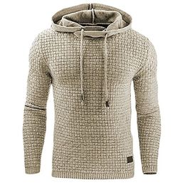 Maglioni da uomo Felpe con cappuccio da uomo Felpa con cappuccio scozzese maschile Felpa con cappuccio da uomo Tuta Cappotto di felpa Abbigliamento sportivo casual M4XL 220928