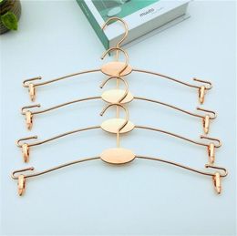 Non-Slip Underwear Rack Metal Hanger Rose Gold Clothing Store Bra Clips Fashion Exquisite Bardian Creative New Style RRE14568