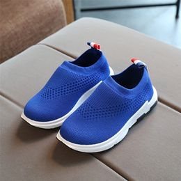 ULKNN Kids Sneakers Running Children Shoes Boys Sport Shoes Girls Breathable Knit Socks Sneakers Outdoors Soft Casual Shoe LJ201203