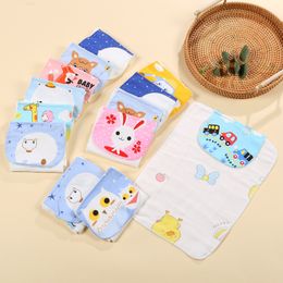 34*24cm 4 Layers Baby Sweat Towels Kids Wash Cloth Newborn Infant Cotton Perspiration Absorption For Boys Girls Baby Accessories