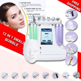 Multi-Functional Beauty Equipment 12 in 1 Instrument Small Bubble Cleaning Instrument Household Blackhead Machine Salon Special Water Light