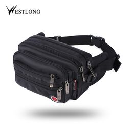 Waist Bags Pack Casual Functional Fashion Men Waterproof Fanny Women Belt Bum Bag Male Phone Wallet Pouch Unisex 98011 220926