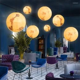 Pendant Lamps Nordic LOFT Resin R LED Chandelier Lighting Bedroom Living Room Decorative Adjustable Height Hanging
