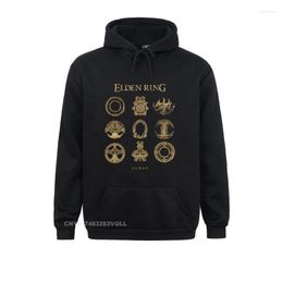 Men's Hoodies Men's & Sweatshirts Elden Ring Magic Symbols Classic For Boys Long Sleeve Simple Style Hip Hop Thanksgiving Day Clothes