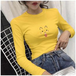 Women's T Shirts Women's T-Shirt Sexy Slim Skinny Long Sleeve Fashion Belly Button Top