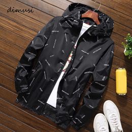 Men's Jackets DIMUSI Men's Bomber Jackets Fashion Male Anorak Hip Hop Hooded Coats Casual Men Outdoor Fat Loose Baseball Jackets Clothing 10XL T220926