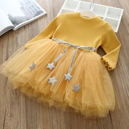 Girl's Dresses Girls Christmas Flower Lace Embroidery Dress Kids for Girl Princess Autumn Winter Party Gown Children Wedding Wear 3 8Y 220927