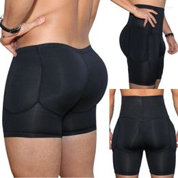 Men's Body Shapers Men's Meihuida Panties Shaper Seamless BuLifter Bodyshorts Shapewear Boxers Hip Enhancer Booty Padded Underwear