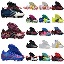 Mens Soccer shoes Future Z 1.1 FG Cleats Knit Football Boots botas de futbol Breathable outdoor