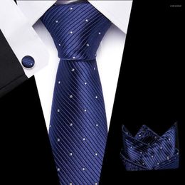 Bow Ties Red Black Blue Paisley Tie Hanky Cufflinks Sets Men's Silk For Men Formal Wedding Party Groom Luxury Male Gravatas