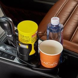 Drink Holder 2 In1 Car Water Cup Auto Beverage Tea Storage Fixed Bracket