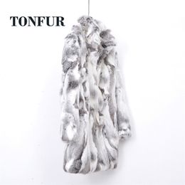 Women's Fur Faux Arrival Standard Collar Vintage Customise Real Whole Rabbit Coat For Women Female M-5XL Mandarin Jacket WSR257 220927