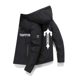 Men's Jackets Trapstar Clothing Outdoor Camping Hiking Jacket Autumn And Winter New Men's Breathable Hoodie Windbreaker Adventure Jacket T220926