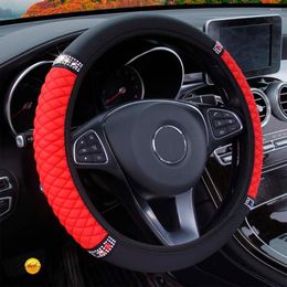 Steering Wheel Covers Bling Crystal Car Cover Easy Instal Vehicle Hubs Not Moves Pu Leather Steering-Wheel Case For E3 X45