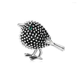 Brooches Flyunhan Fashionable Retro Cross-border Supply Personality Animal Sparrow Corsage Women's Clothing Accessories