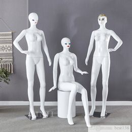 New White Female Mannequin Madeup Face Model Full Body For Stores