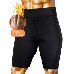 Men's Body Shapers Men's Pants Neoprene Sauna Shorts Slimming Tummy Control Panties Waist Trainer Shapewear Winter Sports Leggings With