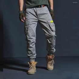 Men's Pants Cool Trendy Loose-fitting Ankle Tied Cargo Temperament Men Trousers Zipper For Working