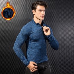 Men's Thermal Underwear Warm Stretch Thermal Clothing for Men Thermal Underwear Winter Long Johns Men Sports Compression Underwear Thermo Fleece Shirt 220927