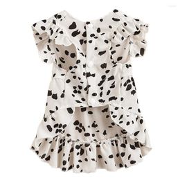 Dog Apparel Puppy Dress Snap Design Cat Summer Cardigan Breathable Pet Skirt Casual Fashion Clothes