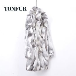 Women's Fur Faux Arrival Standard Collar Vintage Customize Real Whole Rabbit Coat For Women Female M-5XL Mandarin Jacket WSR257 220928