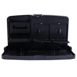 Car Organizer Back Seat Dining Table Universal Folding Beverage Rack Phone Holder Easy Installation Water Cup Durable