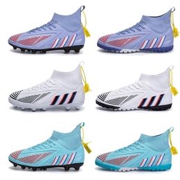 Dress Shoes Unisex Soccer High-top Football for Men and Women Wholesale TFAG Students Sport Competition Training 220926