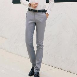 Men's Pants 2022 Spring Formal Men's Suit Fashion Casual Slim Business Dress Male Wedding Party Work Trousers M-3XL