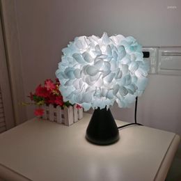 Table Lamps Bedroom Romantic Flower For Living Room Luxury Desk Lamp Bed Decoration Lighting