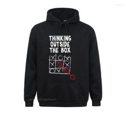 Men's Hoodies Men's & Sweatshirts Think Outside The Box Hoodie Neurodiversity Printed OnHip Hop Long Sleeve Ostern Day Plain Hoods Male