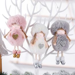 Christmas Decorations Warm Winter Plush Angel Charm European-style Cute Doll Gift Tree Pendant Holiday Decoration