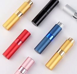 8ml Aluminium perfume bottle Cosmetic spray bottle Portable empty Travel accessory Lining glass