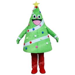 Halloween christmas tree Mascot Costume Cartoon Animal Character Outfits Suit Adults Size Christmas Carnival Party Outdoor Outfit Advertising Suits