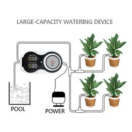 Other Faucets Showers Accs Smart Drip System Automatic Timer Watering Device Garden Water Pump Controller for Potted Plant Flower 220929